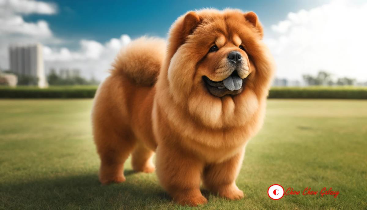 Brown Cinnamon-Colored Chow Chow
