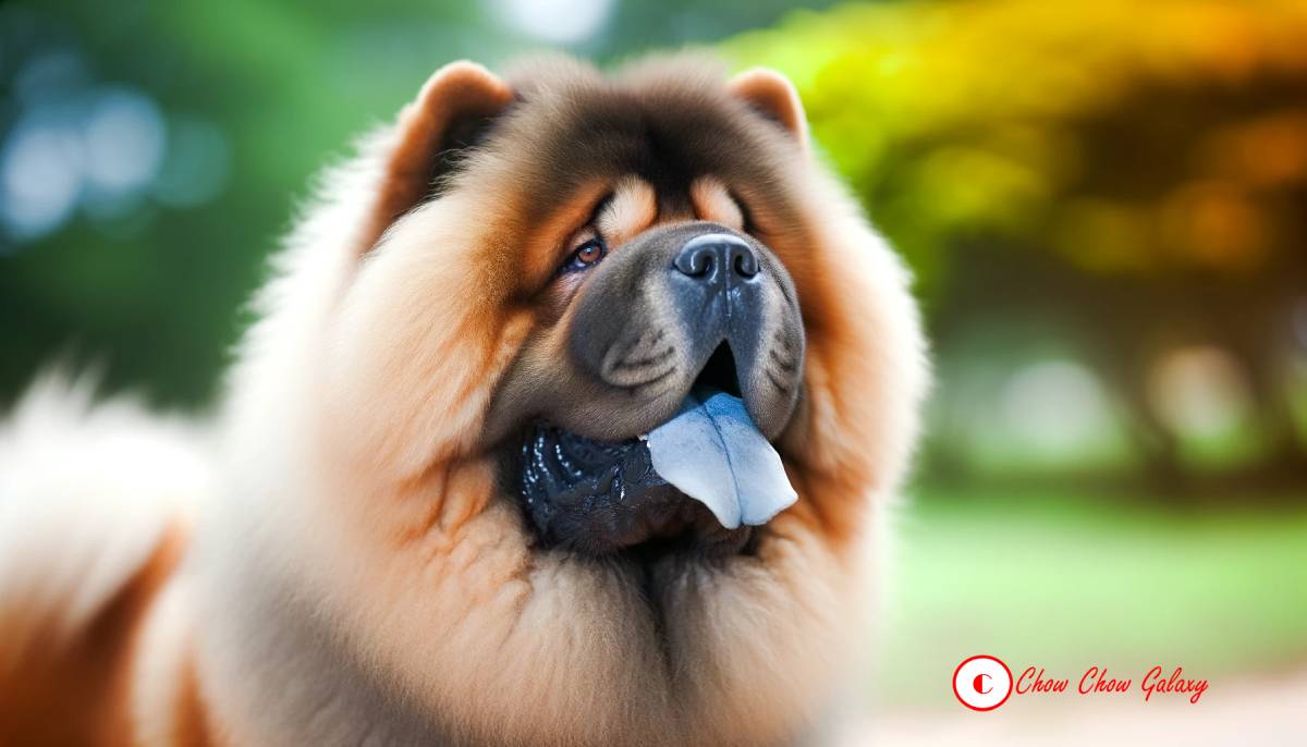 Chow Chow Tongue - Blue Black Color